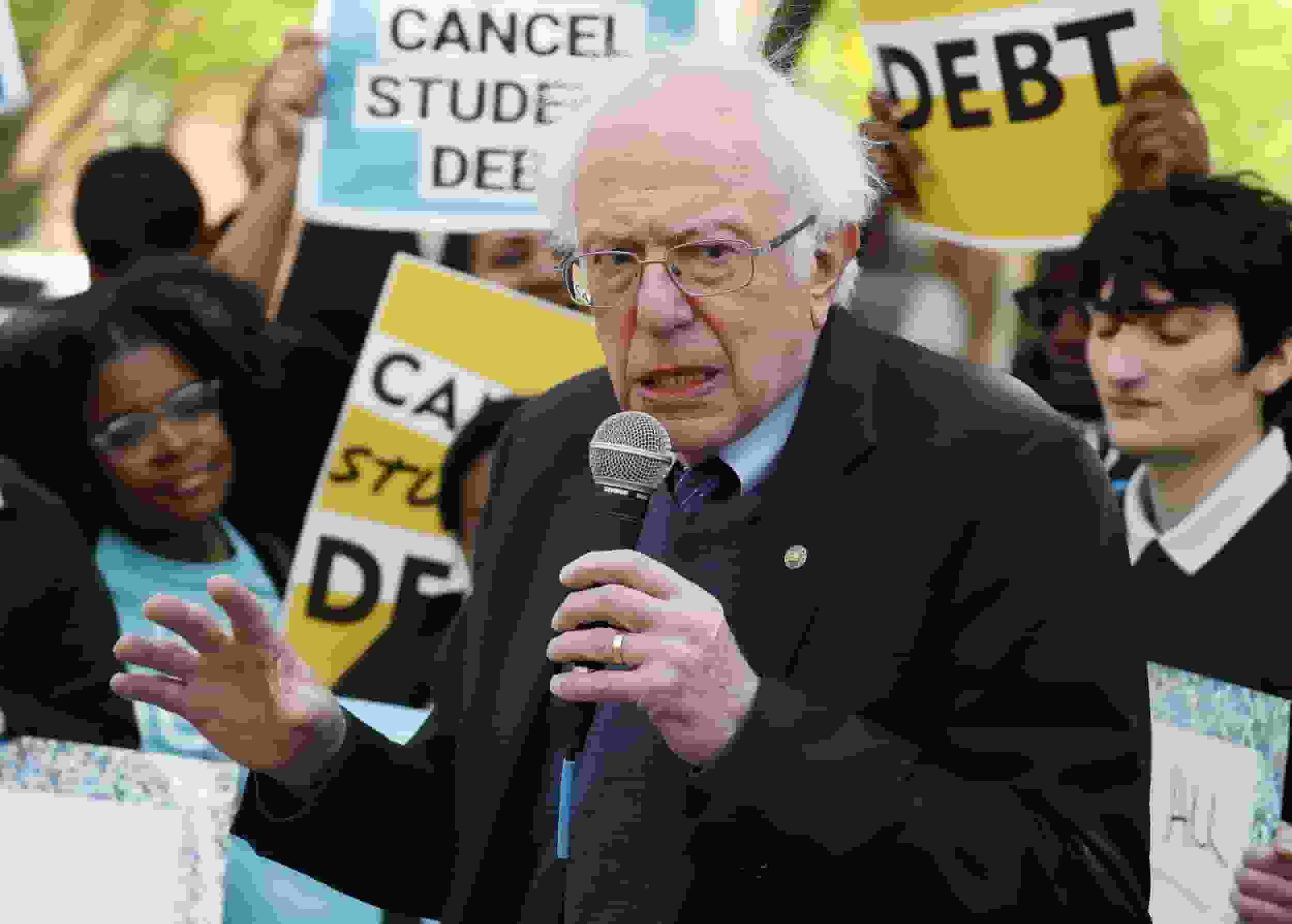 Bernie Sanders On Student Debt Relief Plan