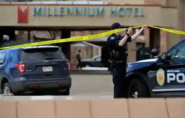 Shooting at Millennium Harvest House hotel in Colorado [Photo: The Denver Post]