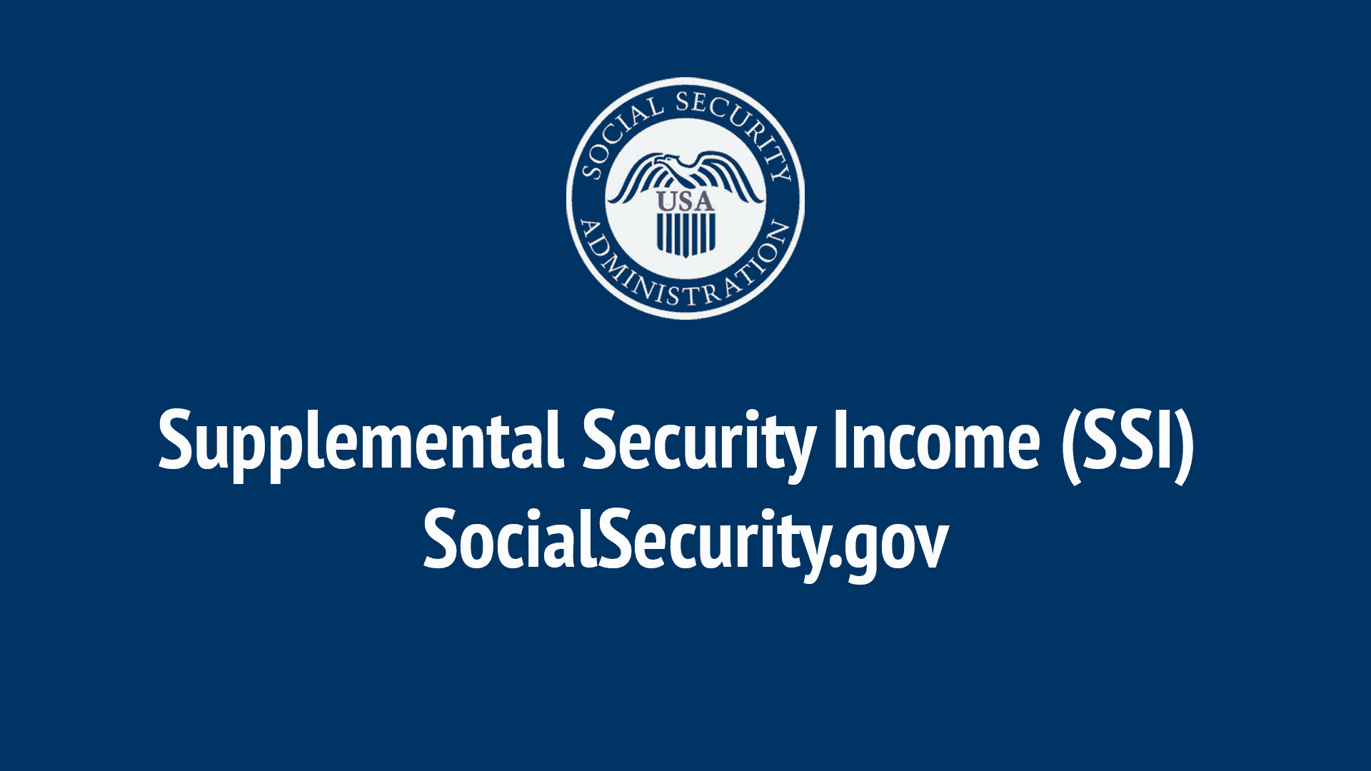 Supplemental Security Income [Photo: Montgomery Municipal Cable]