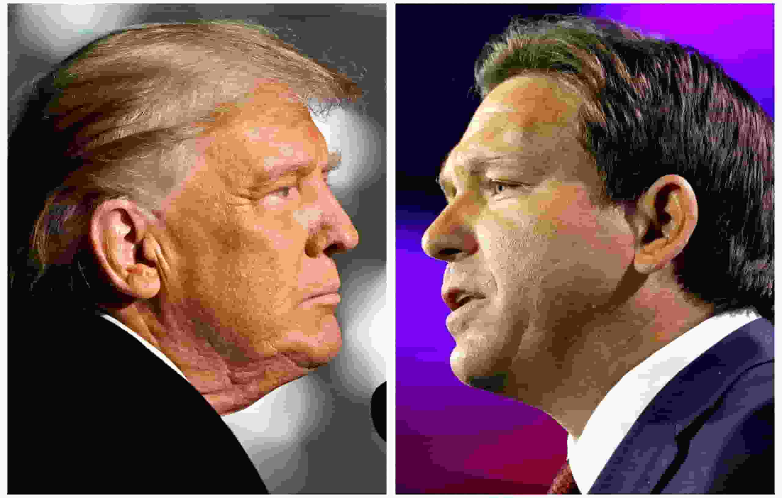 Trump vs DeSantis [Photo: Reuters]