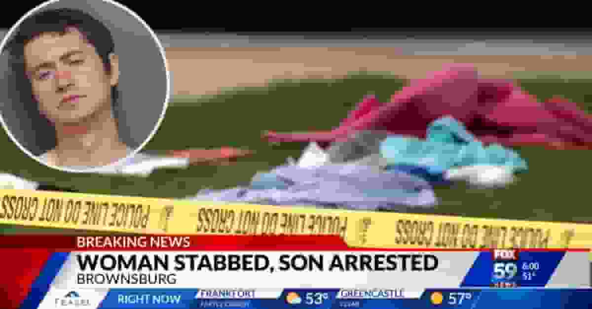 SON ARRESTED AFTER STABBING HIS OWN MOTHER [PHOTO:LAW AND CRIME]