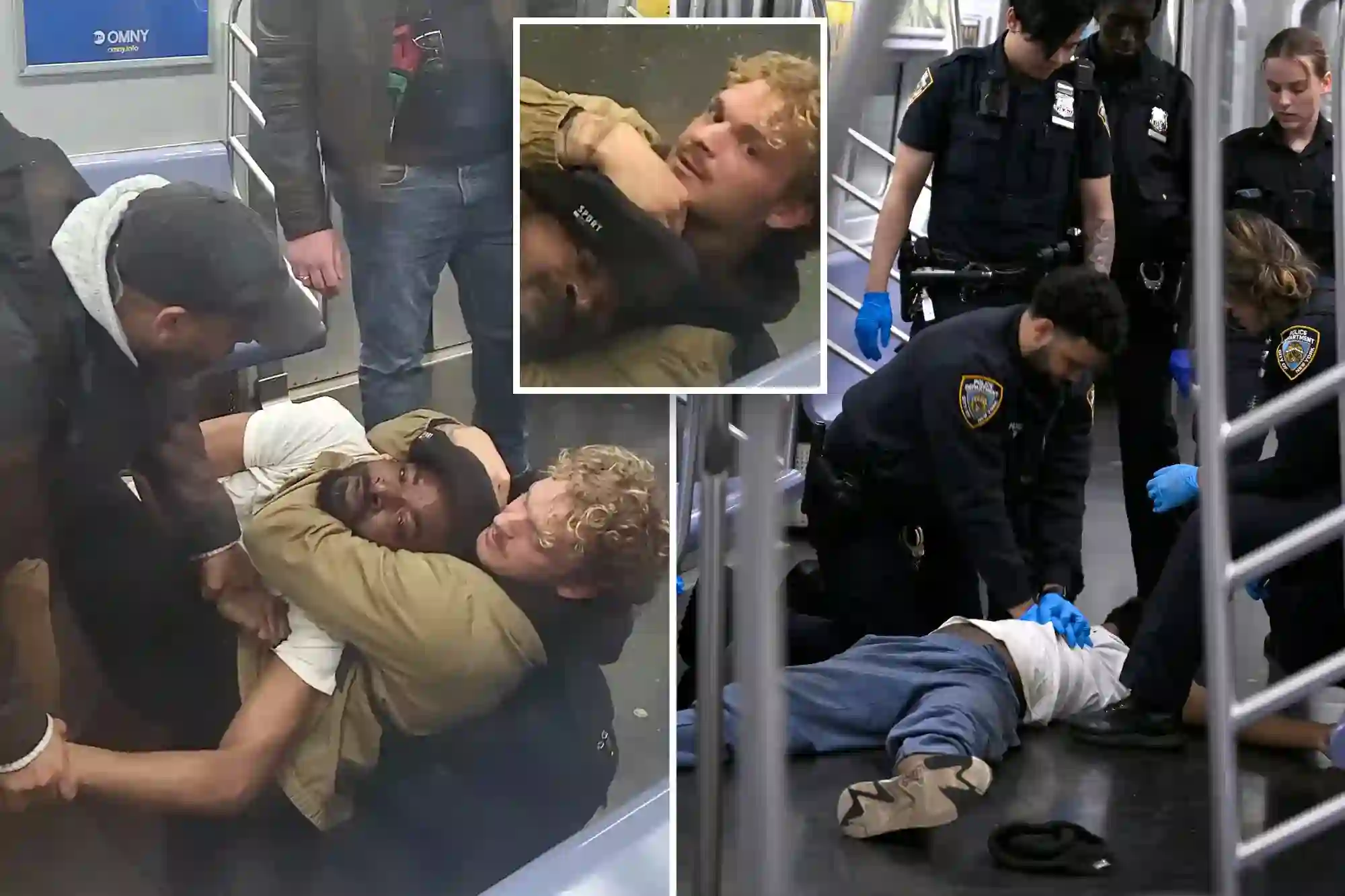 NYC Subway News: Ex-Marine Strangles Homeless Black Man [Photo: New York Post]