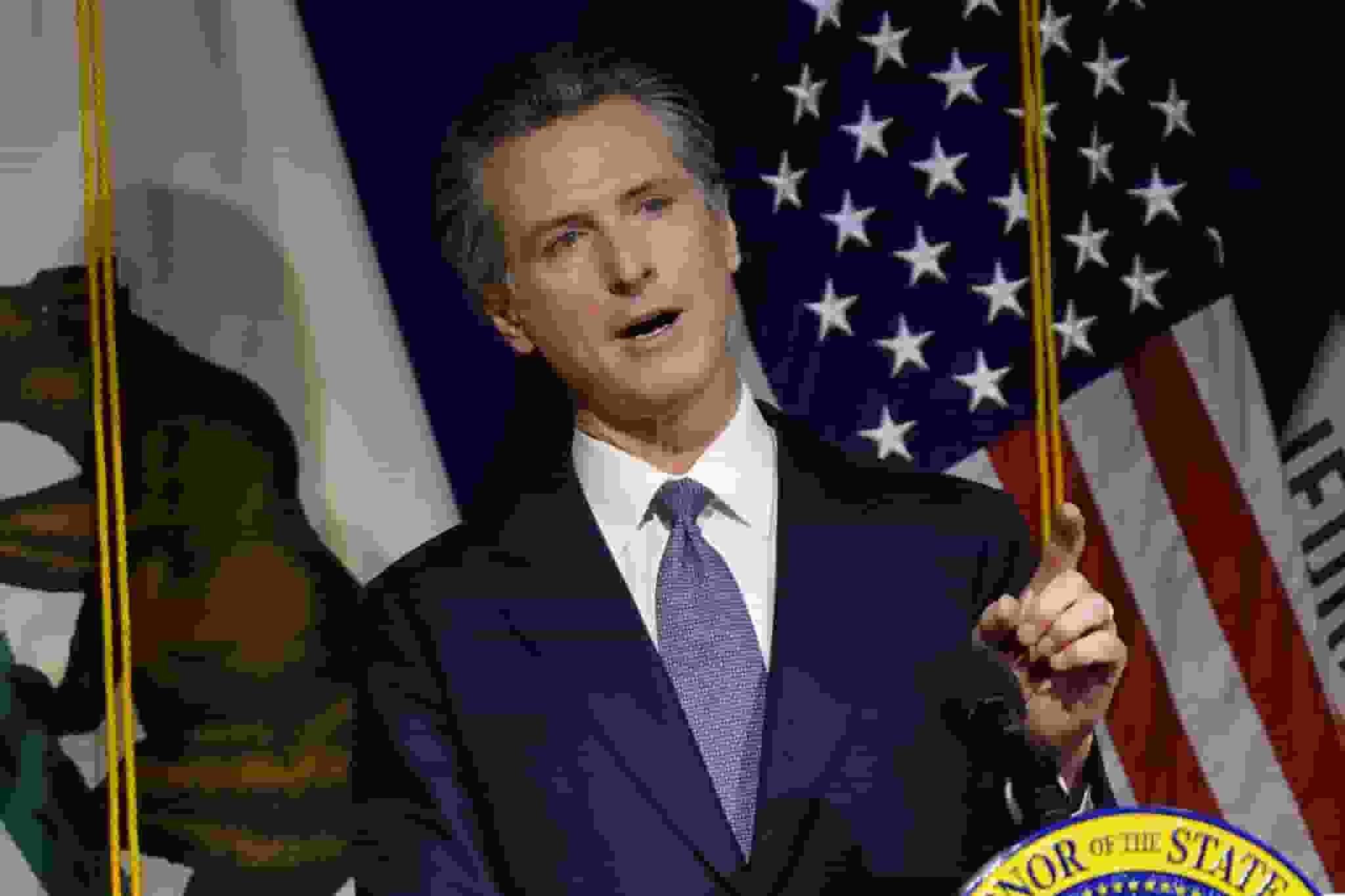 California Gov. Gavin Newsom on California's Budget Deficit