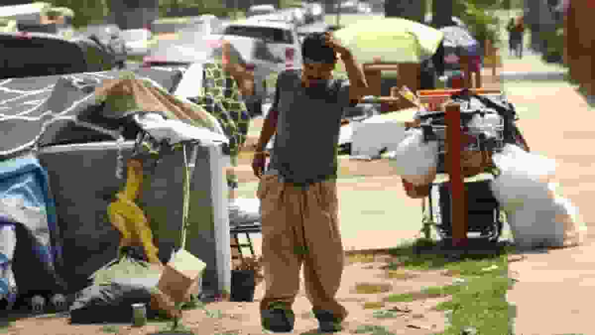 90% of the homeless population in California lived in the state before losing their housing, according to a major new study. (Photo: Los Angeles Times)