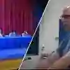 South Carolina Father Throws Chicken Feed at School Board Meeting in Protest Against Inappropriate School Books (Photo: Beaufort BOE The County Channel)