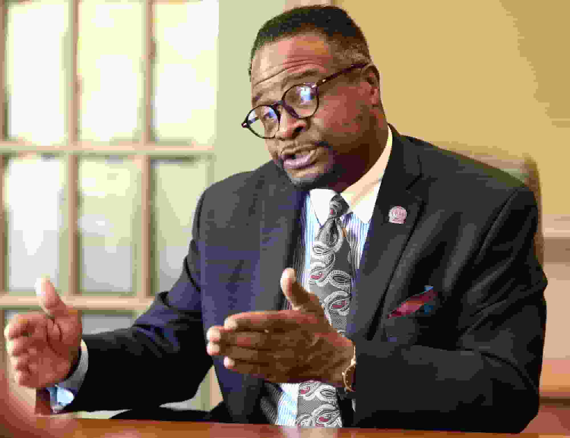 Clark Atlanta President Dr. George French recently shared his perspective on the Supreme Court's affirmative action ban and its impact on historically Black colleges and universities (HBCUs). (Photo: Birmingham Times)