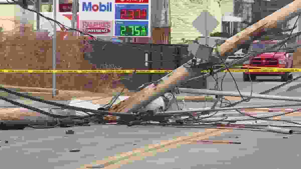 Car Crash Caused Widespread Power Outage in East Mesa, Now Fully Restored (Photo: WCVB Channel 5 Boston)