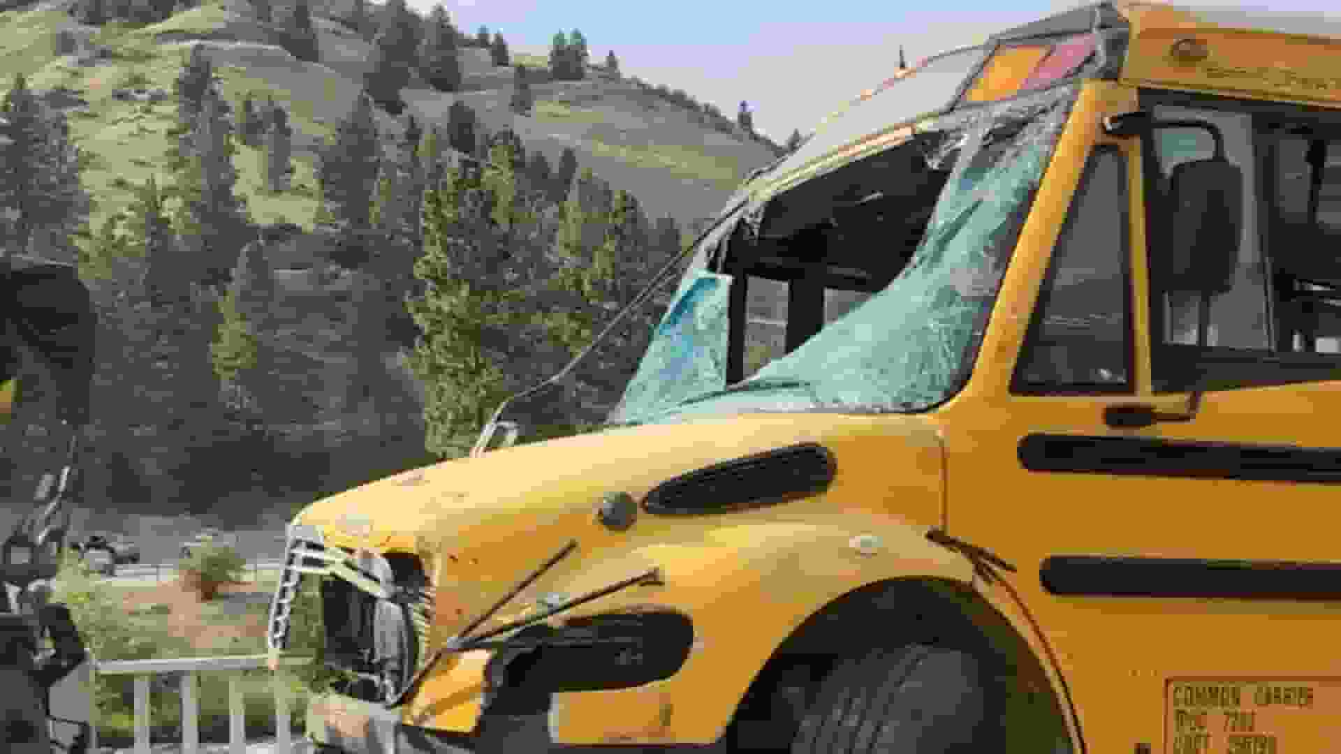 YMCA Summer Camp School Bus Crashed in Idaho [Photo: KTVB]