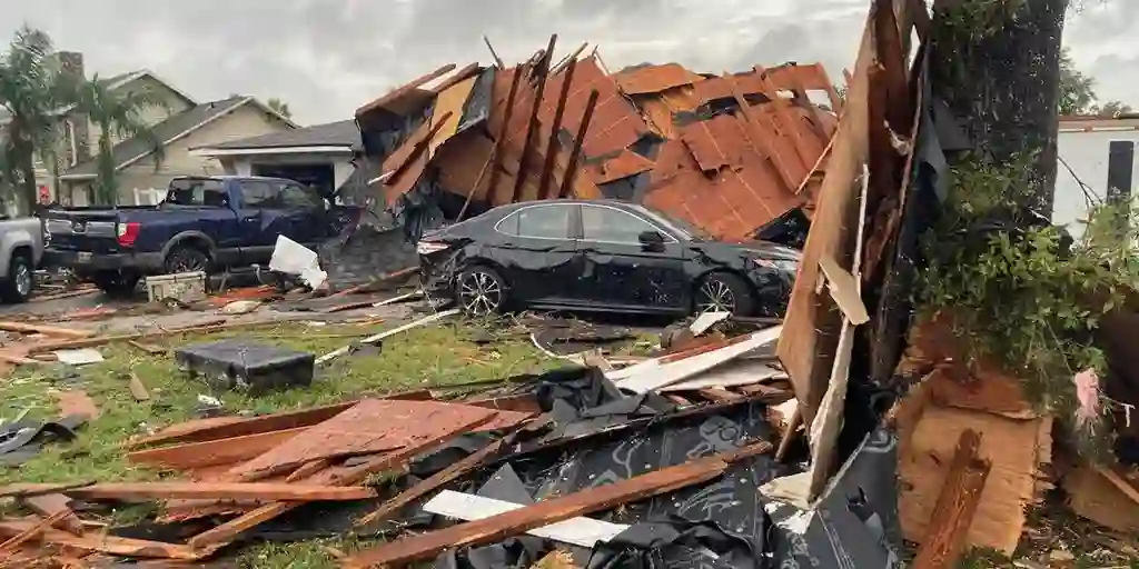 EF-2 Tornadoes in Florida [Photo: FOX Weather]