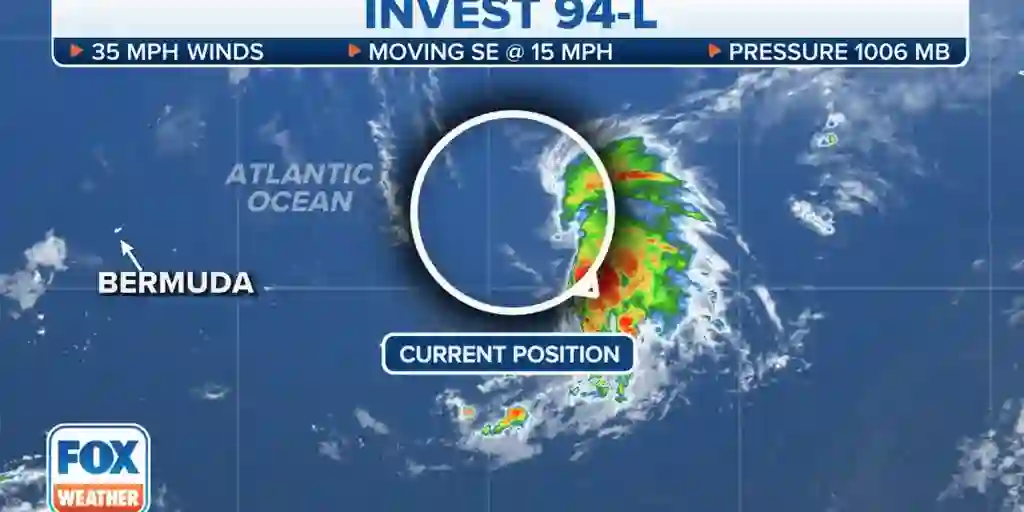 Tropical Disturbance Invest 94L [Photo: FOX Weather]