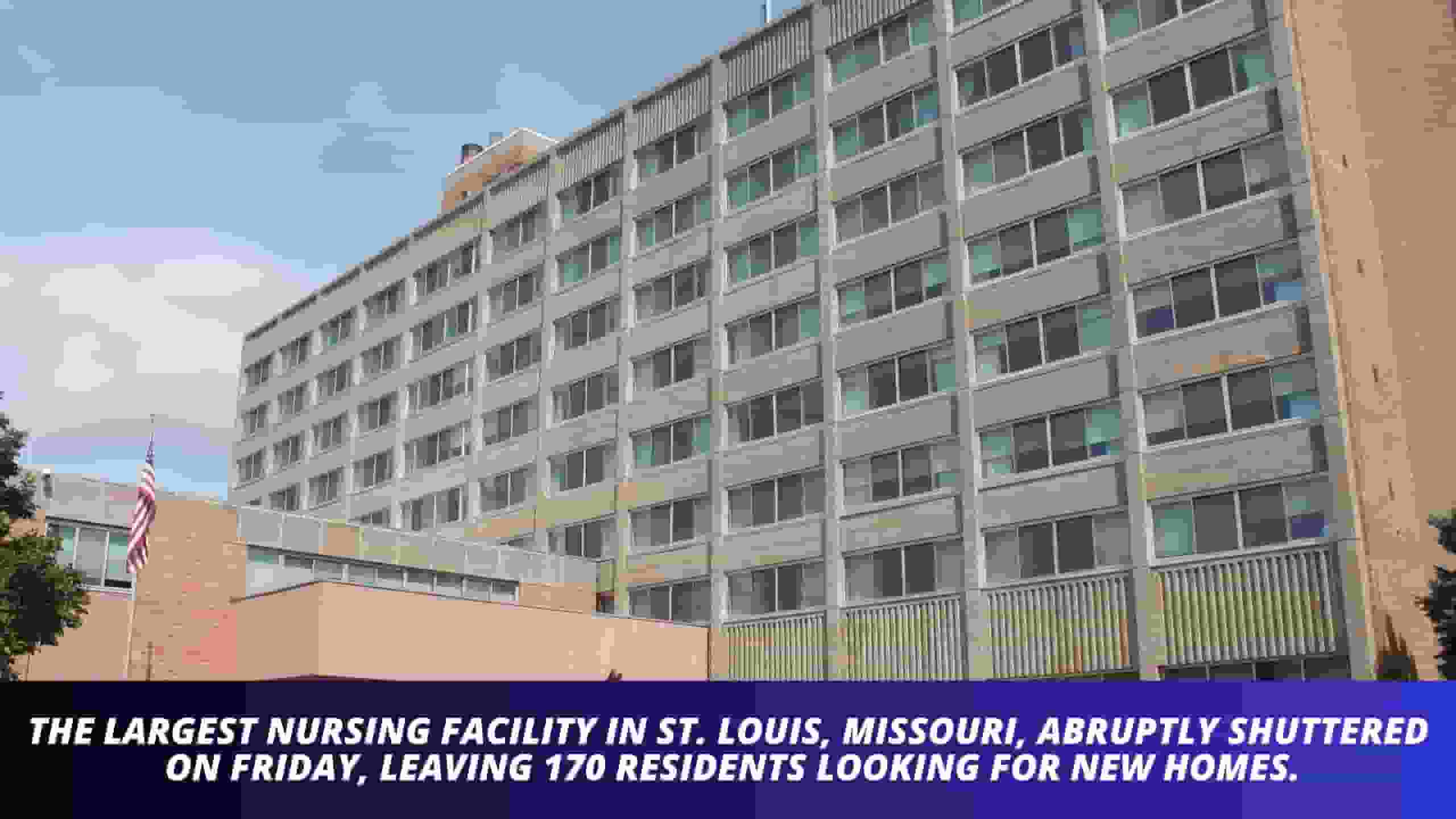 The largest nursing facility in St. Louis, Missouri, abruptly shuttered on Friday, leaving 170 residents looking for new homes. (Photo: Bing)