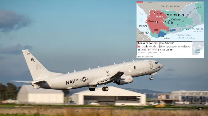 US Navy P-8 Poseidon aircraft