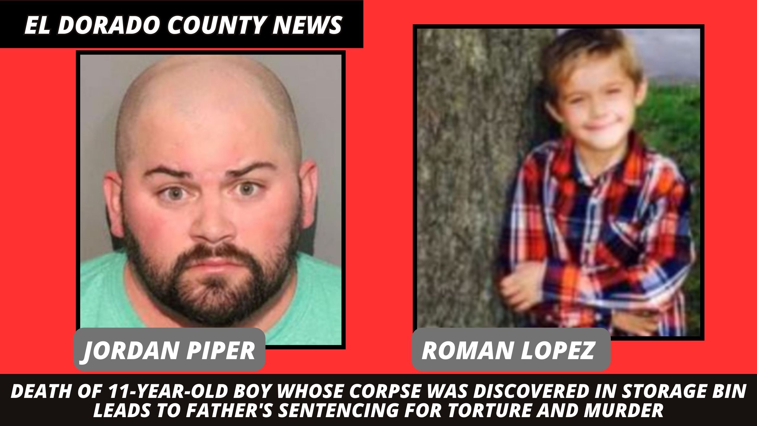 El Dorado county news: Death of 11-year-old boy whose corpse was discovered in storage bin leads to father's sentencing for torture and murder (Photo: Canva)