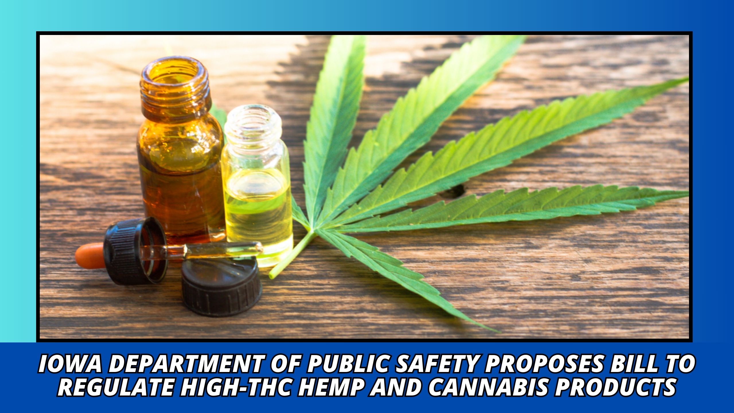 Iowa Department of Public Safety Proposes Bill to Regulate High-THC Hemp and Cannabis Products (Photo: Canva/Google)