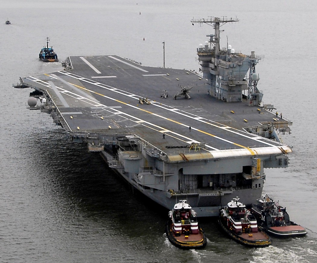 The successor of the USS John F. Kennedy is reportedly 90% complete and ready for service. (Photo: Seaforces.org)