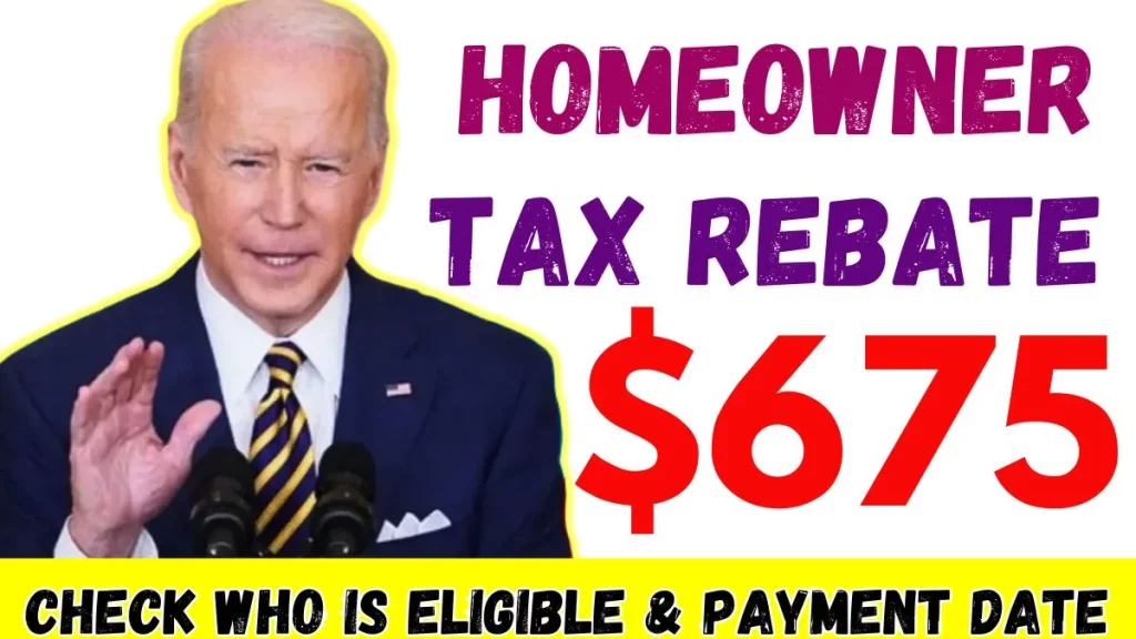 September 675 Homeowner Tax Rebate 2024 Check Who is Eligible