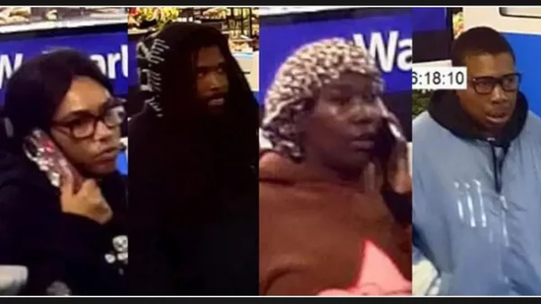 Alabama Authorities Search For 4 Individuals Wanted For Using Multiple Fraudulent Checks At Walmart