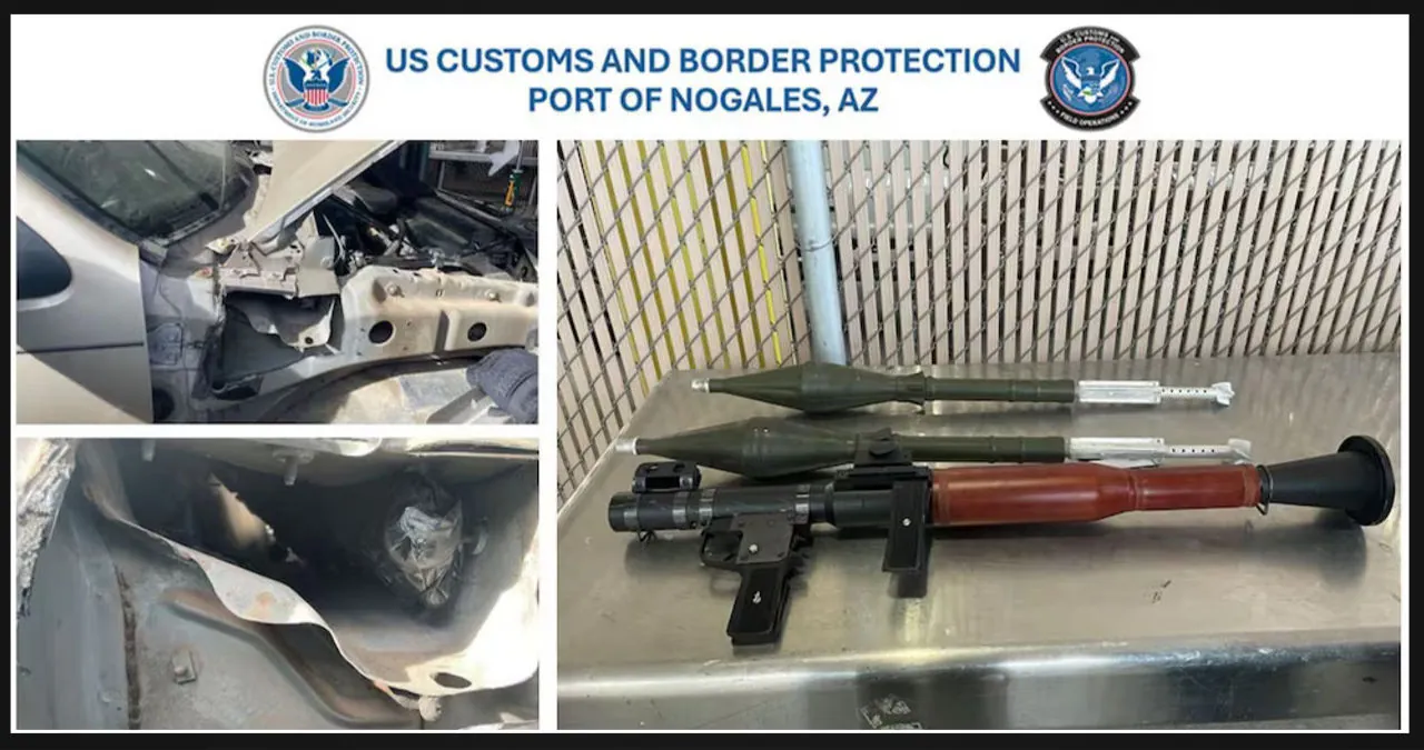 Authorities Seize Rocket Launcher And Two RPGs At Arizona-mexico Border