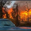 Families fleeing the California wildfires arrive in Massachusetts