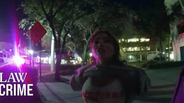 ‘Don’t be such a f—ing nerd, bro’: Hooters girl seen in bodycam flirting fail during DUI stop